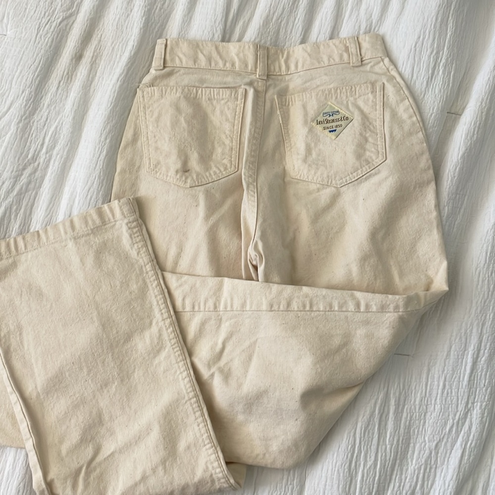 Women's Cream Jeans